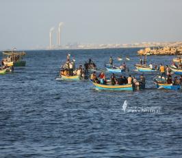  فصائل العمل الوطني والإسلامي تنظم فعالية شعبية رفضا للحصار وسرقة الثروات الطبيعية والغاز (25)