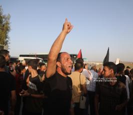 مخيم العودة ملكة شرق غزة رفضاً لاقتحامات الأقصى وانتهاك المدن والمخيمات في الضفة (6)