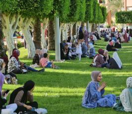 بدء الدوام الجامعي في عدد من جامعات قطاع غزة (11)