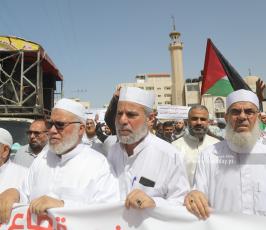 مسيرة لدعاة وعلماء ووجهاء في غزة نصرةً للمسجد الأقصى (3)