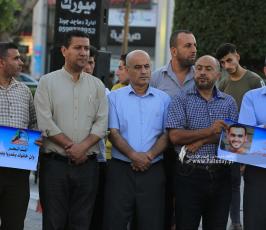 فصائل المقاومة بغزة تنظم وقفة جماهيرية  رفضا لممارسات أجهزة أمن السلطة في الضفة بعنوان اعتقال المقاومين خيانة  (9)
