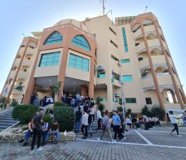 بدء الدوام الجامعي في عدد من جامعات قطاع غزة (15)