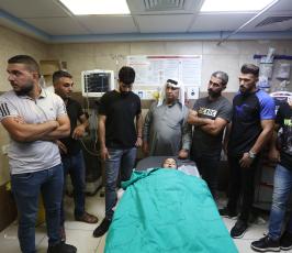 جثمان الشهيد الطفل ريان سليمان (7 أعوام)  (2)