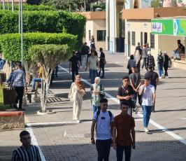 بدء الدوام الجامعي في عدد من جامعات قطاع غزة (14)