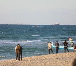 تظاهرة شعبية عند السياج الفاصل شمال غرب قطاع غزة (4)
