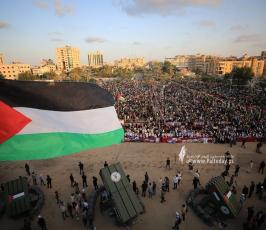 راجمات الصواريخ التي كشفت عنها سرايا القدس في مهرجان الانطلاقة الجهادية (18)
