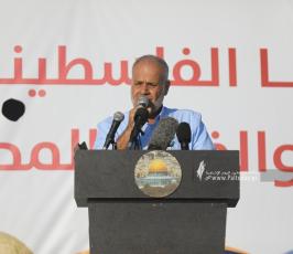 تظاهرة شعبية عند السياج الفاصل شمال غرب قطاع غزة (8)