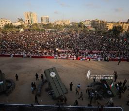 راجمات الصواريخ التي كشفت عنها سرايا القدس في مهرجان الانطلاقة الجهادية (8)