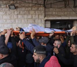 حشود مهيبة تشارك في جنازة شهداء نابلس (8)