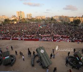 راجمات الصواريخ التي كشفت عنها سرايا القدس في مهرجان الانطلاقة الجهادية (10)