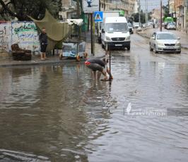 شوارع غزة منخفض جوى (1)