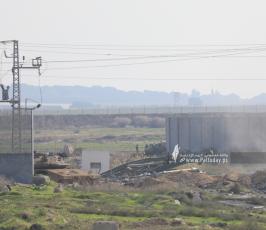 إزالة معبر كارني شمال قطاع غزة (14)
