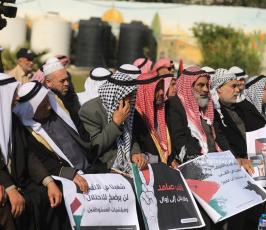 وقفة تضامنية مع أهلنا في النقب المحتلبعنوان من غزة إلى النقب شعب واحد (9)