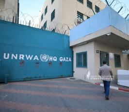   اضراب الأونروا في غزة احتجاجا على عدم تلبية مطالب الموظفين (6)