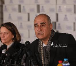 الأونروا والأمم المتحدة خلال مؤتمر صحفي لإطلاق نداء إنساني للمجتمع الدولي لتقديم الدعم اللازم لللاجئين (9)