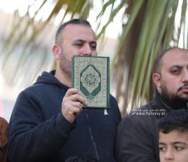 مدارس غزة تنظم وقفات احتجاجية تنديدا بحرق كتاب الله في السويد (10)