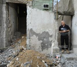 ازلة منازل مخيم الشاطئ عنق الزجاجة (2)
