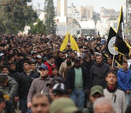 سرايا القدس تودع شهيدها المجاهد «سائد القطناني» بجنازة مهيبة (2)