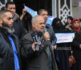 مهجة القدس تنظم وقفة في غزة احتجاجا على اعتداء الاحتلال على الأسيرات في سجن الدامون (12)
