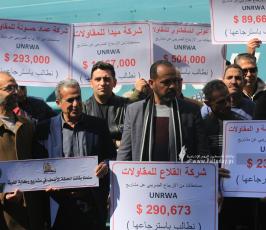 مؤتمر صحفي للمقاولين بغزة حول التأكيد على مقاطعة عطاءاتالأونرواوالاعلان عن الاجراءات التصعيدية (13)
