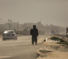 منخفض جوى غزة بحر امواج (12)