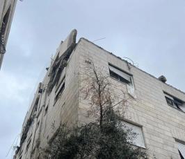 منزل الجعبري بعد تفجيره صباح اليوم (3)