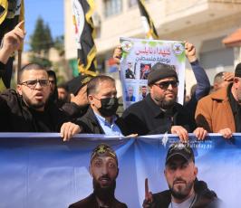 الجهاد الإسلامي تنظم وقفات إسنادية لأهلنا بنابلس محافظة غزة (12)