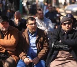 صلاة جمعة أمام مقر الصليب الأحمر بغزة تضامناً مع الأسرى (17)