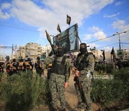 الجهاد الإسلامى وسرايا القدس بمحافظة غزة تنظمان وقفة بعنوان أوفياء للأسرى والشهداء (18)