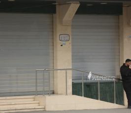 اضرب بمدينة غزة محلات تجارية (2)