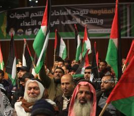 المؤتمر الوطني لدعم مقاومة وصمود شعبنا في القدس والضفة الذي تعقده الفصائل الفلسطينية في غزة (12)