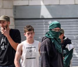 مستوطنين في بلدة حوارة (3)