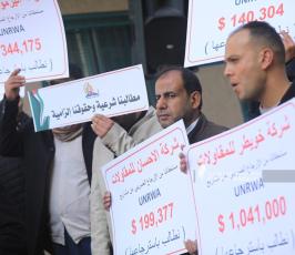 مؤتمر صحفي للمقاولين بغزة حول التأكيد على مقاطعة عطاءاتالأونرواوالاعلان عن الاجراءات التصعيدية (12)