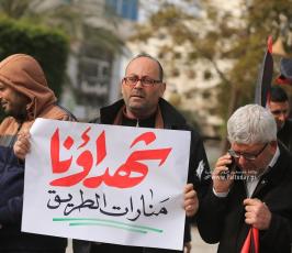 وقفة للفصائل الفلسطينية في غزة للتنديد بجريمة الاحتلال في أريحا (5)
