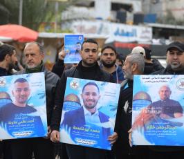 الجهاد الإسلامى وسرايا القدس بمحافظة غزة تنظمان وقفة بعنوان أوفياء للأسرى والشهداء (8)