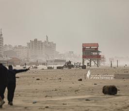 منخفض جوى غزة بحر امواج (5)