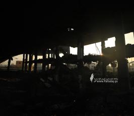 قصف صهيوني على غزة فجر اليوم (12)