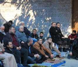 صلاة جمعة أمام مقر الصليب الأحمر بغزة تضامناً مع الأسرى (13)