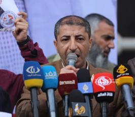  وقفة في غزة تضامناً مع الأسيرين الشيخ خضر عدنان ووليد دقة (7)