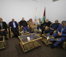 السفير القطرى محمد العمادي يُنظم زيارة لحركة الجهاد الإسلامي بغزة (5)