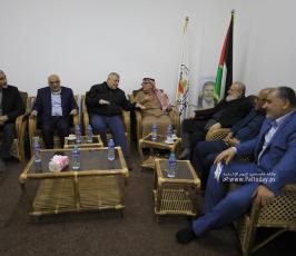 السفير القطرى محمد العمادي يُنظم زيارة لحركة الجهاد الإسلامي بغزة (9)