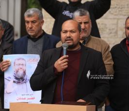 خيمة التضامن مع الشيخ خضر عدنان وسط مدينة غزة تواصل فعالياتها بحضور جماهيري واسع (12)