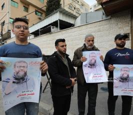 خيمة التضامن مع الشيخ خضر عدنان وسط مدينة غزة تواصل فعالياتها بحضور جماهيري واسع (4)