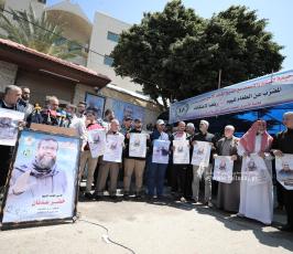 خيمة التضامن مع الشيخ خضر عدنان وسط مدينة غزة تواصل فعالياتها بحضور جماهيري واسع (6)
