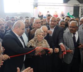 افتتاح المعرض الوطني النوعي الكبير نتنفـس حرية في قاعة الشاليهات الكبرى غرب غزة (7)