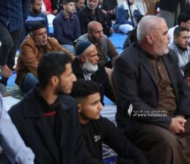 الجهاد الإسلامي بغزة  تقيم صلاة عيد الفطر في العراء (5)