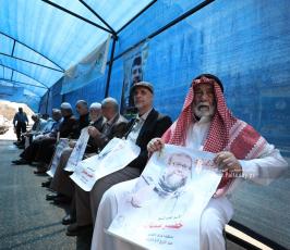 خيمة التضامن مع الشيخ خضر عدنان وسط مدينة غزة تواصل فعالياتها بحضور جماهيري واسع (5)