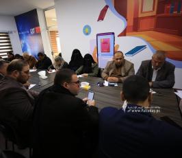 اتحاد الإذاعات والتلفزيونات الإسلامية- مكتب فلسطين يعقد ندوة بعنوان النقابات الفلسطينية ودورها في تفعيل الهيئات الدولية والقانوينة لحماية المدينة المقدسة  (10)
