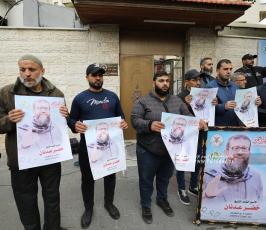 خيمة التضامن مع الشيخ خضر عدنان وسط مدينة غزة تواصل فعالياتها بحضور جماهيري واسع (3)