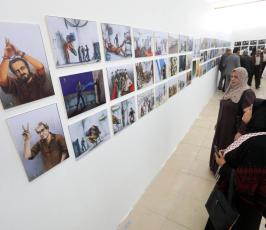افتتاح المعرض الوطني النوعي الكبير نتنفـس حرية في قاعة الشاليهات الكبرى غرب غزة (19)